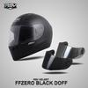 Gambar PAKET GANTENG FFZERO BLACK DOFF + VISOR + SPOILER GPR - M, VISOR DARKSMOKE dari RSV Helmet Official Kota Bandung 3 Tokopedia
