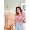 Gambar Levina Top by Stay Fancy / Blouse Murah / Blouse Korean - Merah Muda dari Stancyco Kota Depok 1 Tokopedia