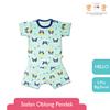 Gambar LIBBY 1 stel Stelan Oblong Pendek - Celana Pendek Motif Happy Forest ( - Crab Whale, S Small dari Libby Baby Official Shop Jakarta Barat 3 Tokopedia