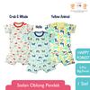 Gambar LIBBY 1 stel Stelan Oblong Pendek - Celana Pendek Motif Happy Forest ( - Crab Whale, S Small dari Libby Baby Official Shop Jakarta Barat 1 Tokopedia
