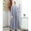 Gambar Gamis Larisa Rempel Resleting Depan Busui Friendly - Hitam dari Tokogo-id Jakarta Barat 10 Tokopedia