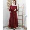 Gambar Gamis Larisa Rempel Resleting Depan Busui Friendly - Hitam dari Tokogo-id Jakarta Barat 8 Tokopedia
