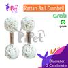 Gambar Mainan Kelinci Rattan Ball Dumbell For Rabbits Cavy Small Animals dari Pi PET Kota Tangerang Selatan 3 Tokopedia