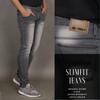 Gambar Celana Jeans Pria Slim Fit Stretch Abu abu Original THREE R - GREY SCRUB, 27 dari CELANA JOGERR MURAH Kota Bandung 1 Tokopedia