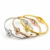 Gambar Gelang Titanium Steel Wanita Four-Leaf Flower Zircon Bunga Rose Gold - Silver dari ShaColl Kab. Tangerang 1 Tokopedia