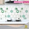 Gambar Bright Crown Wallpaper Stiker Dapur Murah Anti air / Minyak/Api /3 UK - YY 02, 60X100CM dari Bright Crown Official Kota Tangerang 11 Tokopedia