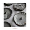 Gambar Tempat Dupa Keramik Fire Flower - Fire Flower Ceramic Incense Holder - Bloom, Lava Gray dari Dhoopa Jakarta Barat 2 Tokopedia