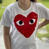 Gambar Baju CDG PLAY Big Heart Red White Tshirt 100% ORIGINAL dari HYPESNEAKER.ID Kota Salatiga 2 Tokopedia