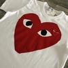 Gambar Baju CDG PLAY Big Heart Red White Tshirt 100% ORIGINAL dari HYPESNEAKER.ID Kota Salatiga 4 Tokopedia