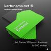 Gambar Kartu Nama Emboss / Timbul - Cetak 1 Sisi, Sudut Lancip dari Kartu Nama Indonesia Jakarta Selatan 1 Tokopedia