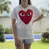 Gambar Baju CDG PLAY Big Heart Red White Tshirt 100% ORIGINAL dari HYPESNEAKER.ID Kota Salatiga 1 Tokopedia