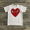Gambar Baju CDG PLAY Big Heart Red White Tshirt 100% ORIGINAL dari HYPESNEAKER.ID Kota Salatiga 3 Tokopedia