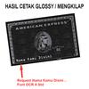 Gambar Kartu American Express Custom AMEX Card E-Money cetak GLOSSY mirp asli - E-Money Mandiri dari AbdulHalim Kota Depok 2 Tokopedia