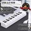 Gambar Unitech USB Hub 7 Port 2.0 Sakelar On Off High Speed Up to 2TB - Putih dari Unitech Official Jakarta Utara 1 Tokopedia