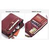 Gambar Dompet Kartu Pendek Wanita Kulit Asli Genuine Leather RFID wallet - ungu merah dari tokot 88 Jakarta Pusat 4 Tokopedia