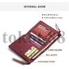 Gambar Dompet Kartu Pendek Wanita Kulit Asli Genuine Leather RFID wallet - ungu merah dari tokot 88 Jakarta Pusat 5 Tokopedia