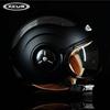Gambar Helm Zeus 218 retro pilot - Matt Black Limited Edition - M dari Mr Kiasu Kota Bandung 1 Tokopedia