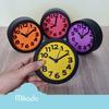 Gambar Round Alarm Clock / Jam Weker Bulat 9cm 9806K - Hitam dari Mikado Giftshop Jakarta Pusat 6 Tokopedia