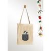 Gambar Tas Kanvas Tote Bag Wanita Pakai resleting / ToteBag Murah Unisex Cat - Hitam dari TNT.ID Kab. Bandung 4 Tokopedia