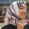 Gambar Scarf Kerudung Kaea Stripes Back Mauve dari Kaea Scarf Official Kab. Bekasi 3 Tokopedia