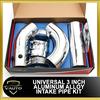 Gambar Universal 3 inch Air Intake Pipe/aluminum Alloy Intake Pipe Kit Turbo dari vauto Jakarta Barat 1 Tokopedia
