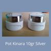 Gambar POT KINARA 10GR PUTIH / POT KIMURA FLAT 10GR / POTCREAM KOSMETIK 10 GR dari Mutiara Packaging Kab. Bandung 4 Tokopedia
