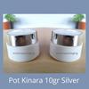 Gambar POT KINARA 10GR PUTIH / POT KIMURA FLAT 10GR / POTCREAM KOSMETIK 10 GR dari Mutiara Packaging Kab. Bandung 1 Tokopedia