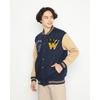 Gambar Outerwear Erigo Varsity Jacket Mauve Fleece Navy - S dari Erigo Official Kab. Tangerang 2 Tokopedia