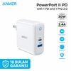 Gambar Wall Charger Anker PowerPort II with PD White - A2321 - PIPIH (US) dari Anker Indonesia 1 Tokopedia