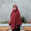 Gambar Jilbab Khimar Jumbo Wolfis Syari / XXXL 125 x 130 Hijab Instant - mocca dari Adelia.Hijab Kab. Jepara 16 Tokopedia