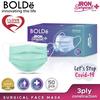 Gambar BOLDe Iron Surgical mask | Masker surgical Iron isi 50 pcs - Hijau dari boldeelektronik Jakarta Barat 2 Tokopedia