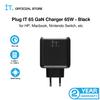 Gambar IT Plug IT 65 GaN Charger 65W - Black dari IT Official Store Jakarta Utara 1 Tokopedia