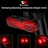 Gambar Lampu Sepeda Belakang LED Rechargeable Unitech Lampu Belakang AS1010 dari West Biking Indonesia Jakarta Utara 3 Tokopedia