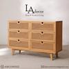 Gambar lemari laci kayu jati LADECOR- MERRY DRAWERS - 120X46X94 dari Ladecor Furniture Kab. Jepara 3 Tokopedia