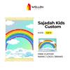 Gambar Sajadah anak custom print nama / cetak sajadah dan pouch ukuran kecil - SJK 17 dari WELLEN PRINT Jakarta Selatan 18 Tokopedia