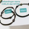 Gambar Gelang tangan n kaki inisial initial alphabet couple pasangan custom - satin hitam dari cicilia Goen Shop Jakarta Barat 11 Tokopedia