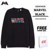 Gambar Crewneck Pria, Crewneck Wanita/Cewek H&M HnM Marvel Black Full Tag - L dari RIOTBrand Jakarta Timur 1 Tokopedia