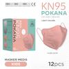 Gambar POKANA KN95 6 -ply Earloop Surgical Face Mask Kids - Light Series - Nude Pink dari Pokana Shop Kota Bekasi 2 Tokopedia