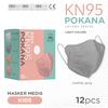 Gambar POKANA KN95 6 -ply Earloop Surgical Face Mask Kids - Light Series - Nude Pink dari Pokana Shop Kota Bekasi 5 Tokopedia