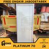 Gambar Pintu PVC Tebal PLATINUM Special Edition 70x200 -- PUTIH FULL PANEL - FULL PANEL, BUKAAN KIRI dari Hong Shop ID Kota Bekasi 8 Tokopedia