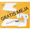 Gambar PROMO MURAH PAKET MESIN JAHIT MINI PORTABLE 202 FREE MEJA FREE METERAN - MESIN+MEJA dari Hae kyo Jakarta Barat 3 Tokopedia