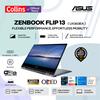 Gambar ASUS ZENBOOK FLIP UX363EA i7-1165G7 16GB 1TB IrisXe Max 13.3" FHD W10 dari Collins Official Jakarta Pusat 2 Tokopedia
