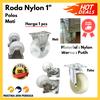 Gambar Roda Nylon Nilon Putih 1 inch Troli Troley Murah - Mati dari Mustika Jaya Perkasa Kota Bogor 1 Tokopedia