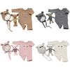 Gambar 3 in 1 Set Newborn Baby Photo Baju Bayi Knit Foto Photography Boneka - White dari Baby Bee Boo Jakarta Utara 4 Tokopedia