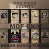 Gambar One Piece Wanted Bounty Poster Onepiece Poster Kayu Pajangan Dinding - Luffy dari Unique Official Store Kota Cirebon 1 Tokopedia
