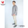 Gambar Baju Koko Muslim Lengan Panjang Bordir Pria QARIM - Light Grey - L dari Hamnida Official Kota Bandung 3 Tokopedia
