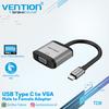 Gambar Vention USB C Type-C To VGA Display Adapter Converter - TDB-Metal Shell dari VENTION by SinsheTekno 1 Tokopedia