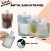 Gambar Botol Refill Sabun Cair Travel Plastik Ukuran 30,50,100 ml - 100 ml dari toko dhifa Jakarta Selatan 1 Tokopedia