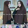 Gambar Hijab Syaqila Bilqis / Jilbab Syari Jumbo / Kerudung Khimar Instan Pet - coklat tua dari Adelia.Hijab Kab. Jepara 1 Tokopedia