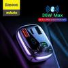 Gambar BASEUS S13 QUICK CHARGE 4.0 CAR CHARGER PD FM TRANSMITTER BLUETOOTH - Hitam dari Baseus Auto Life Jakarta Utara 2 Tokopedia